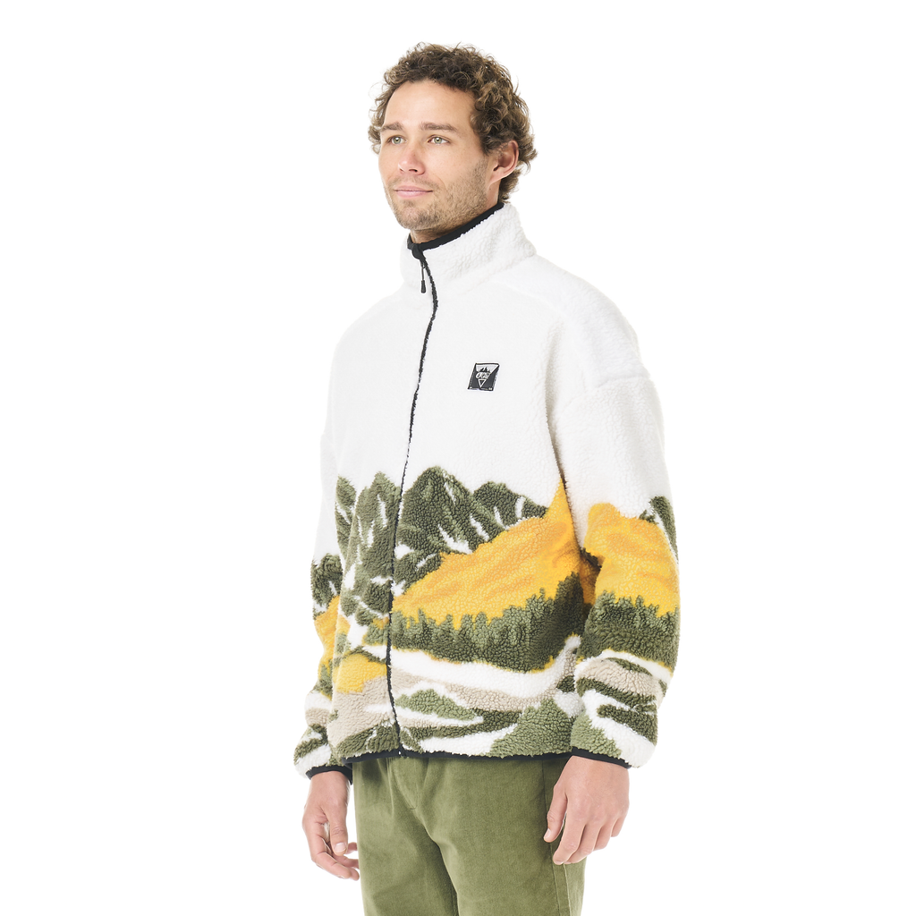 Picture Organic Men's Hafdals Zip Fleece - Grape Leaf - view 4