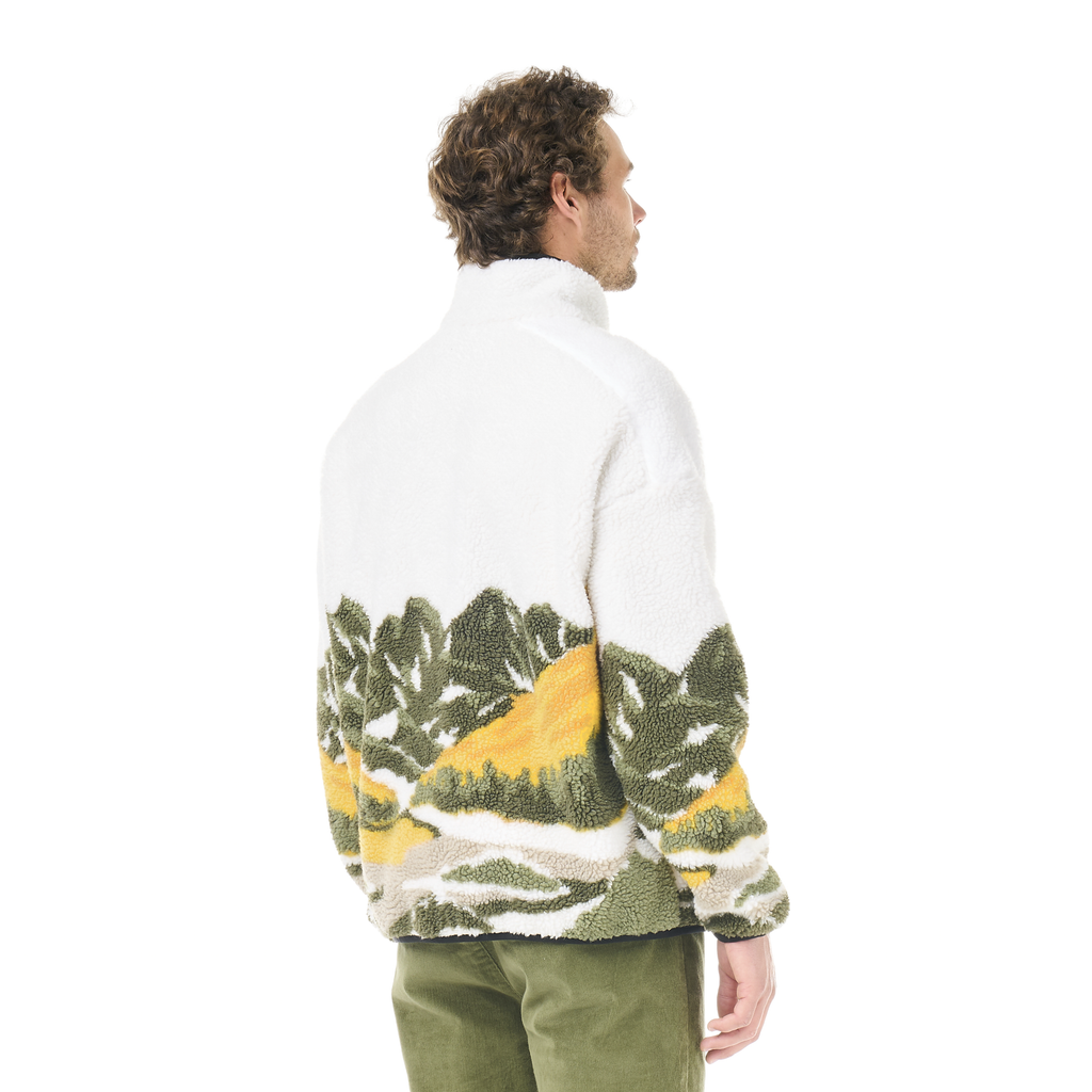 Picture Organic Men's Hafdals Zip Fleece - Grape Leaf - view 3