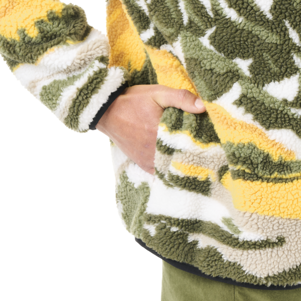 Picture Organic Men's Hafdals Zip Fleece - Grape Leaf - view 5
