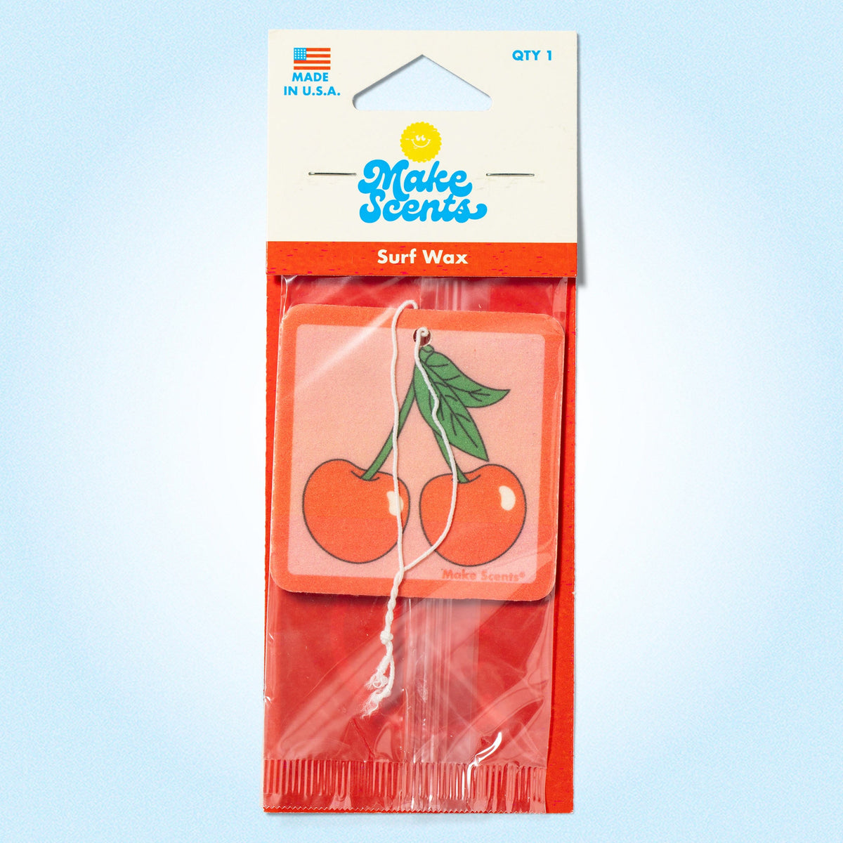 Make Scents Cherry Surfwax Air Freshener - packaging