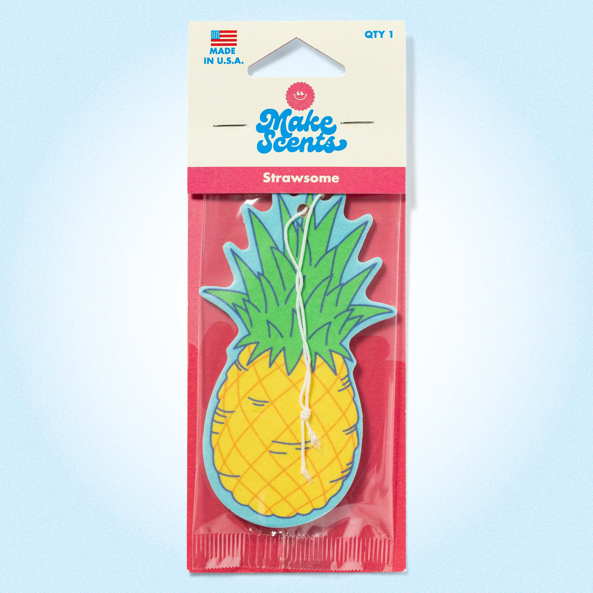 Make Scents Pineapple Strawsome Air Freshener - packaging