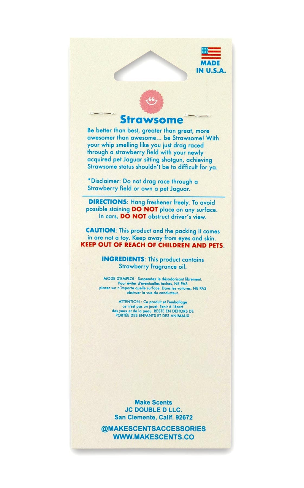 Make Scents Howdy Strawsome Air Freshener
