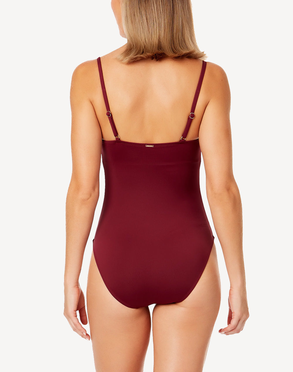 Anne Cole Women's Live In Colour Shirred Lingerie Maillot One Piece