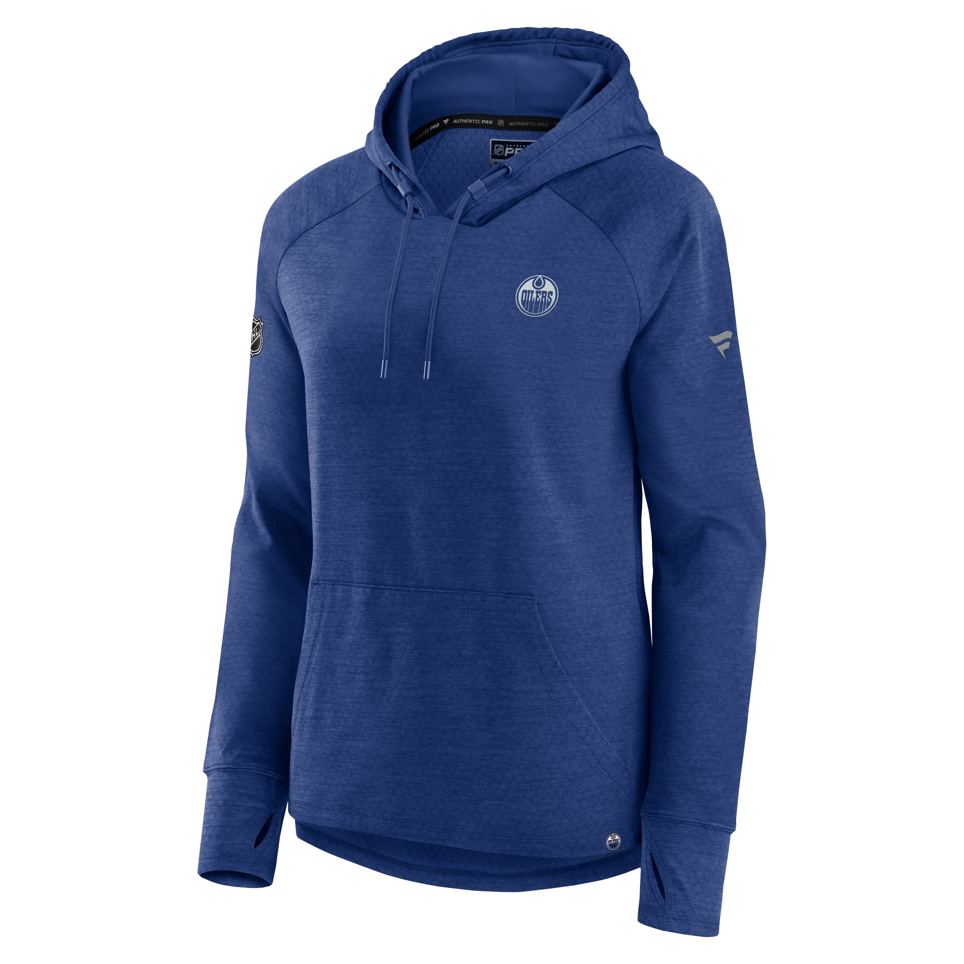 Edmonton Oilers Women's Road Long Sleeve GEO Fleece Hoodie