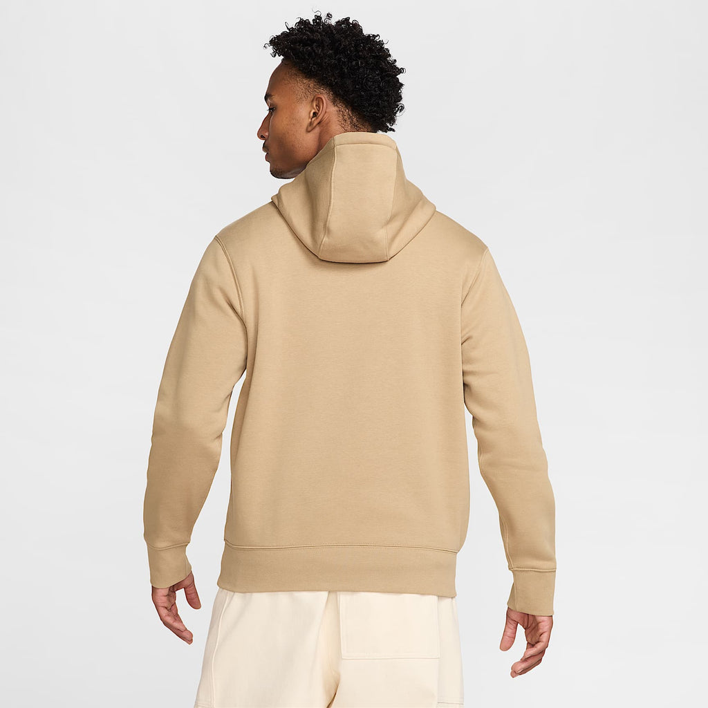 Nike Men's Club Pullover Fleece Hoodie - Parachute Beige, back