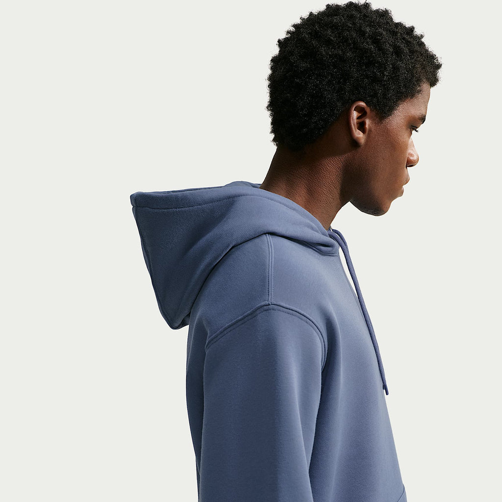 Nike Men's Club Pullover Fleece Hoodie - Diffused Blue, back