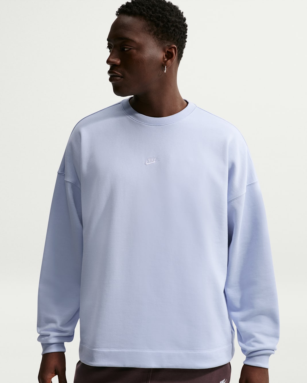 Nike Men's Oversized French Terry Crew-Neck Sweatshirt