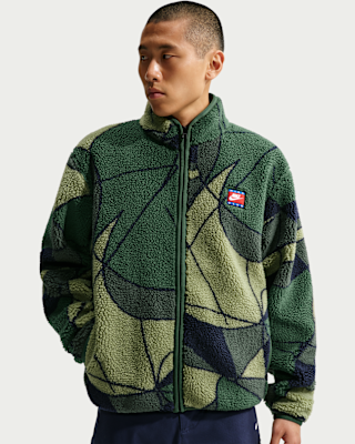 Nike Club Winterized Fleece Full-Zip Jacket - Fir Green, back