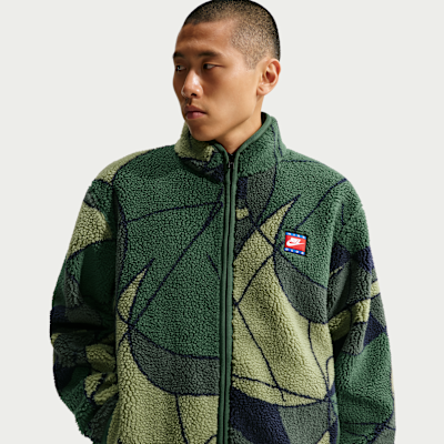 Nike Club Winterized Fleece Full-Zip Jacket - Fir Green, front