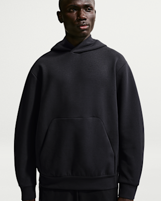 Nike 24.7 ImpossiblySoft Pullover Hoodie - Black, back