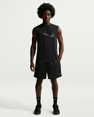 Nike DNA Academy Dri-FIT 8 Inch Basketball Shorts - Black, back
