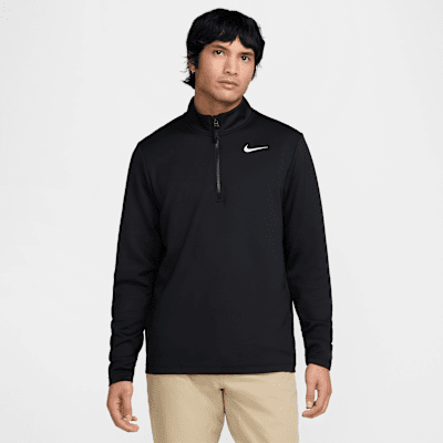 Nike Victory Dri-FIT Half-Zip Golf Top - Black