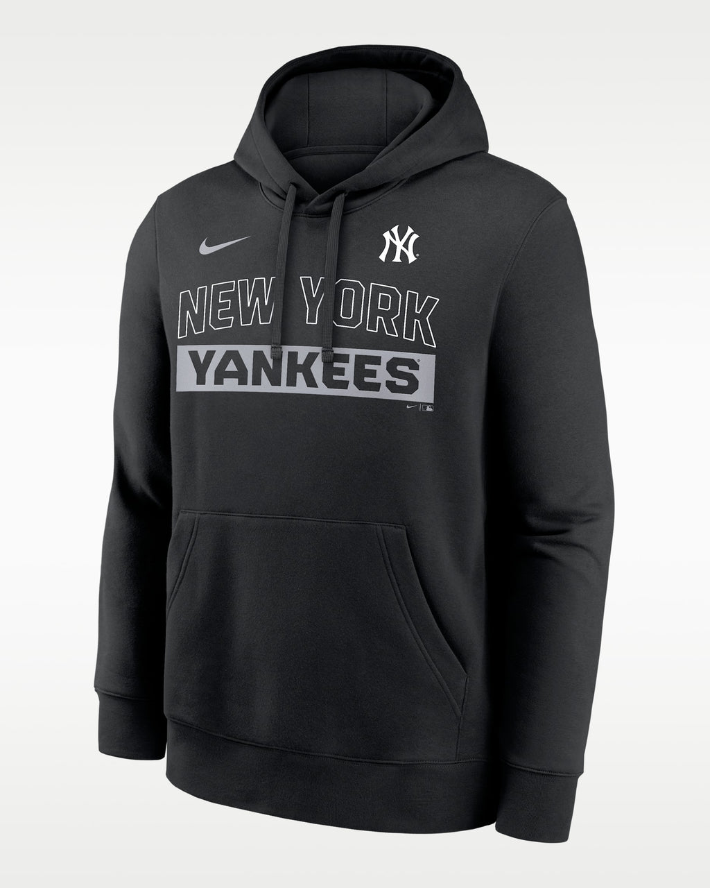 Nike Club Slack Hoodie - New York Yankees Black
