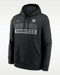 Nike Club Slack Hoodie - New York Yankees Black