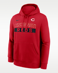 Nike Cincinnati Reds Club Logo Fleece Pullover Hoodie
