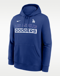 Nike Los Angeles Dodgers Club Logo Fleece Pullover Hoodie