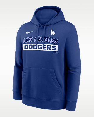 Nike Los Angeles Dodgers Club Logo Fleece Pullover Hoodie