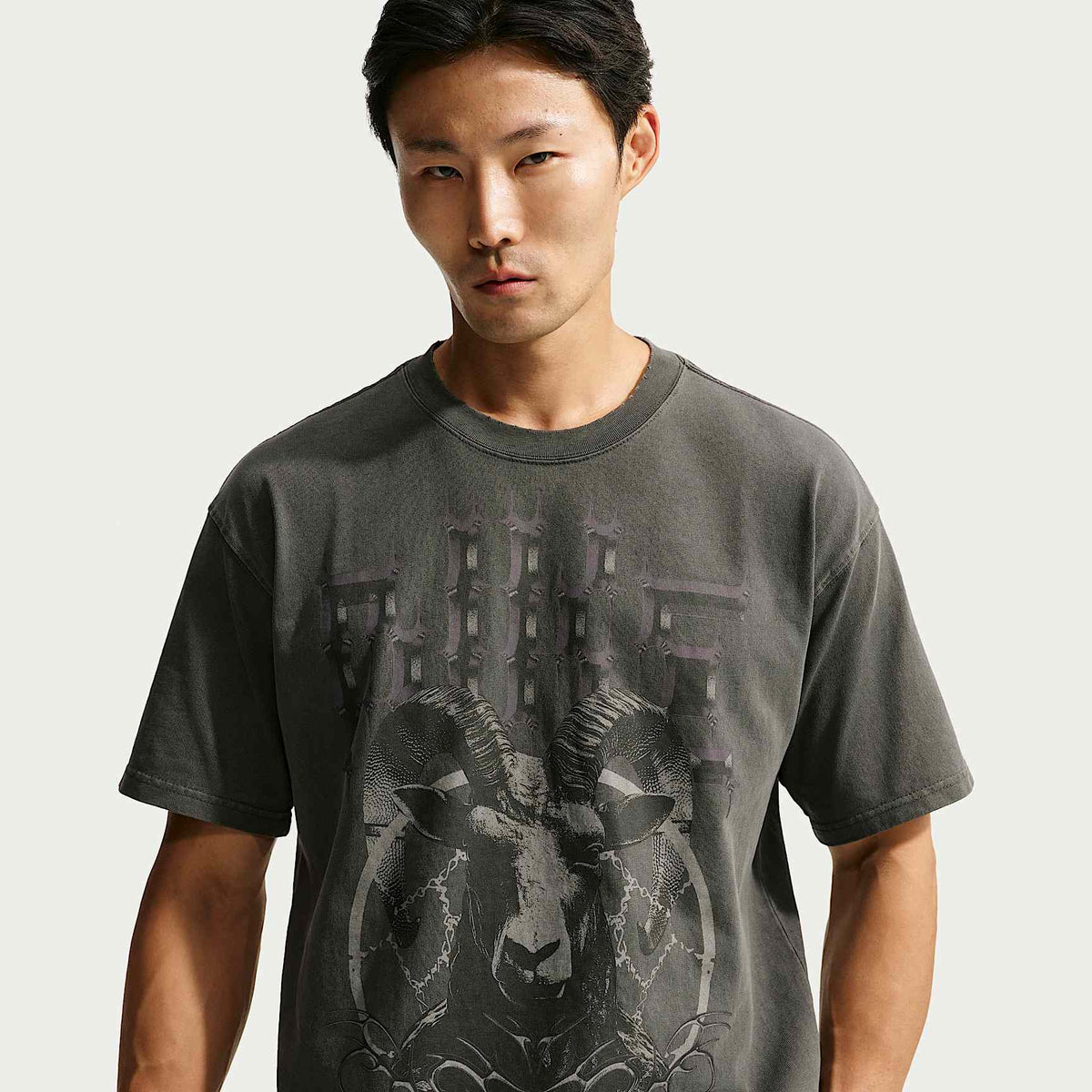 Nike Men's M90 OG GOAT Graphic T-Shirt - Black, front