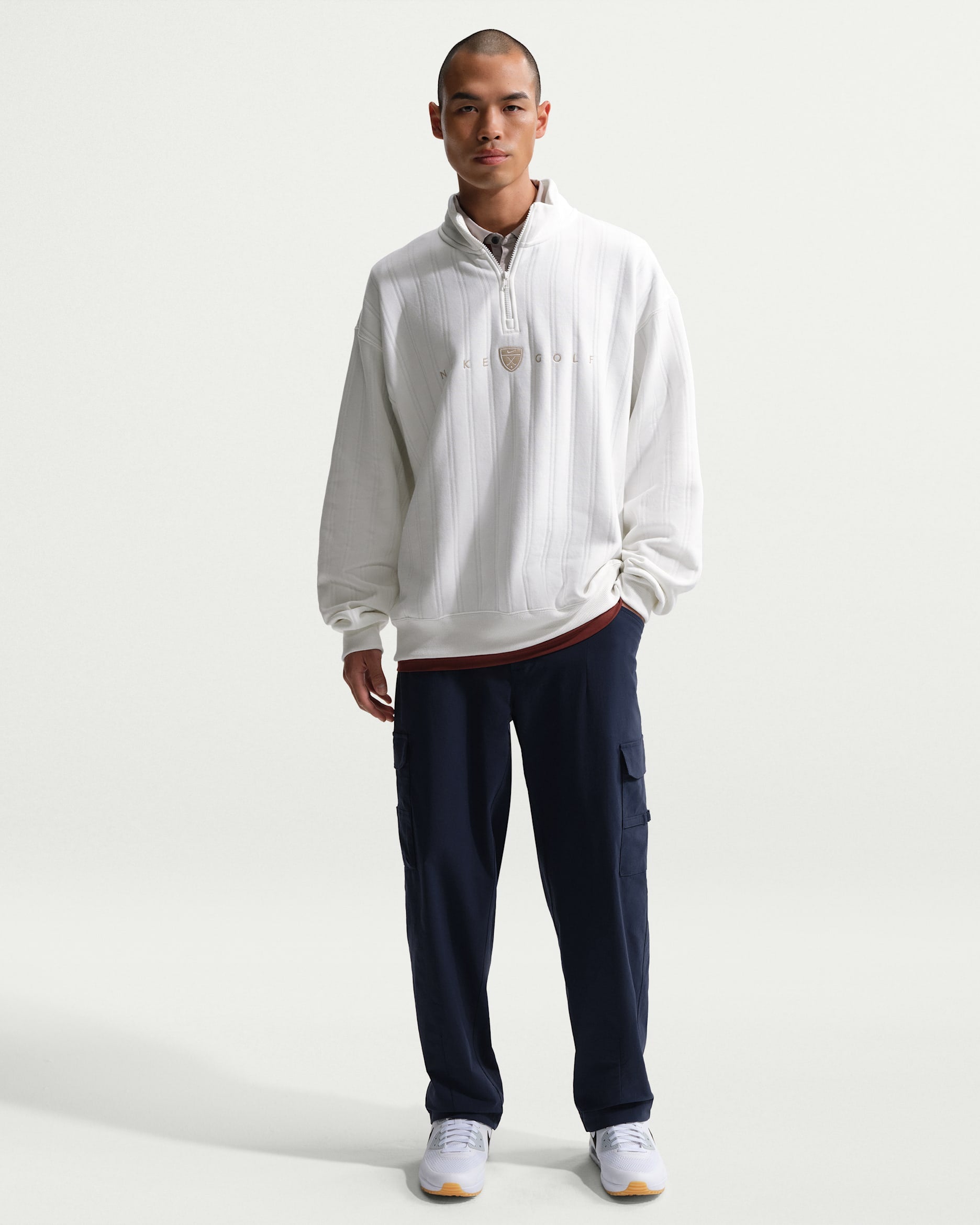 Nike Men's Fairway Fresh Therma-FIT Oversized 1/2-Zip Golf Top