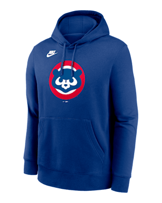 Nike Chicago Cubs Cooperstown Logo Fleece Pullover Hoodie