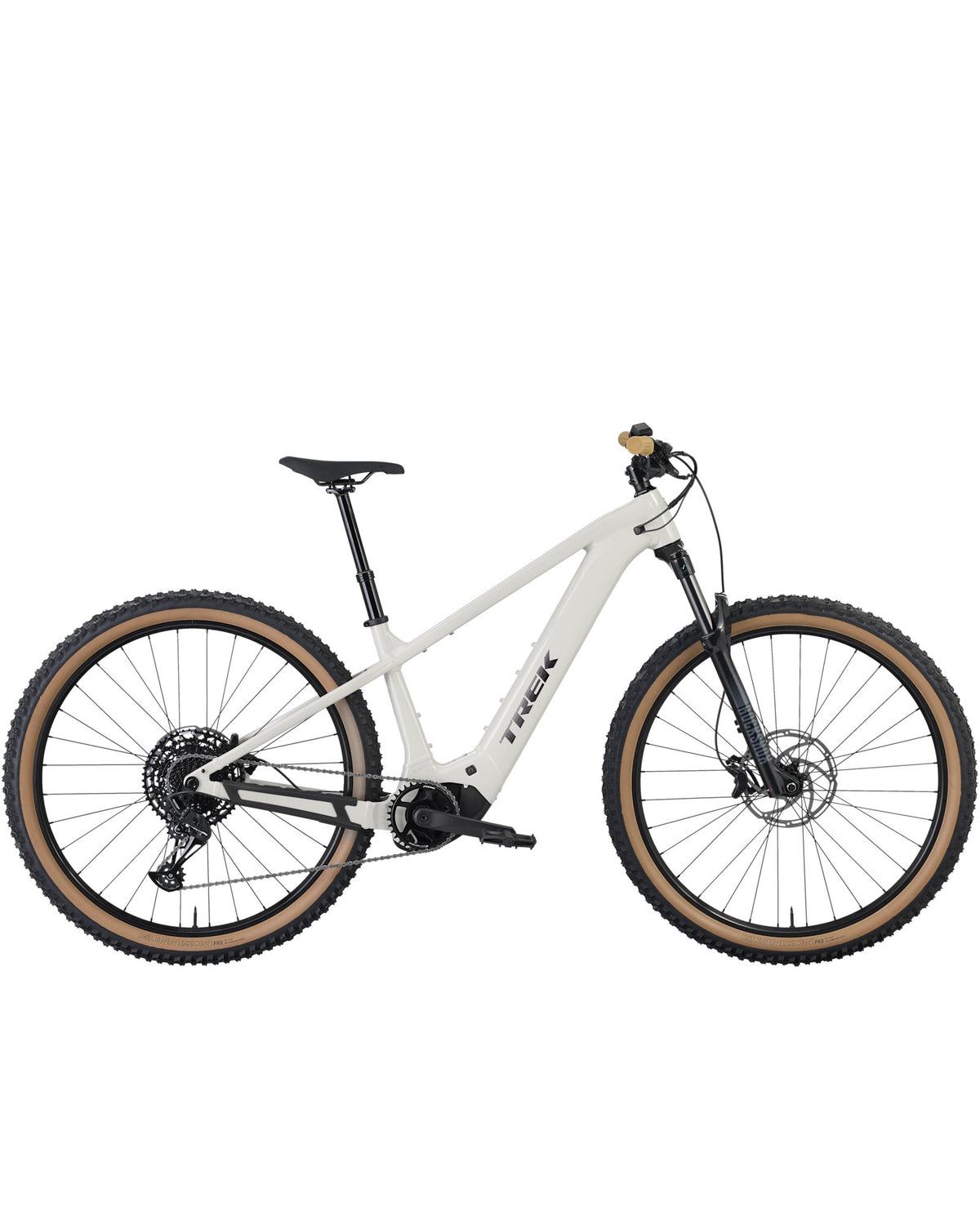Trek Marlin+ 8 Electric Mountain Bike - 2026 - Buff Beige, side
