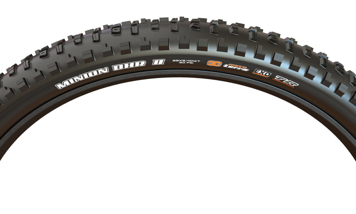 Maxxis Minion DHR II sidewall detail