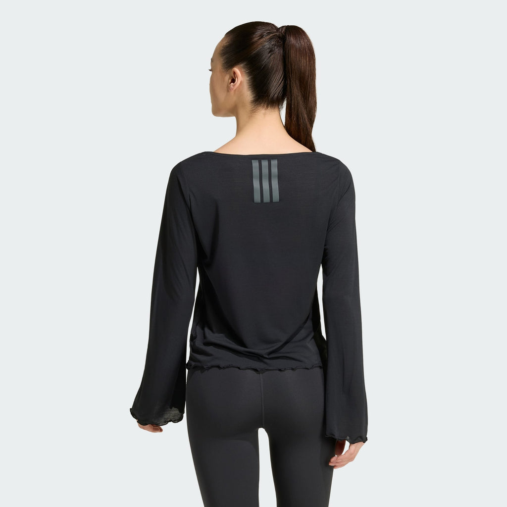 adidas Motion Long Sleeve T-Shirt Black - back
