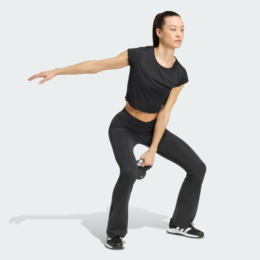 adidas Motion T-Shirt Black - in use