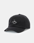 Tentree Mountain Peak Hat, Black, front angle