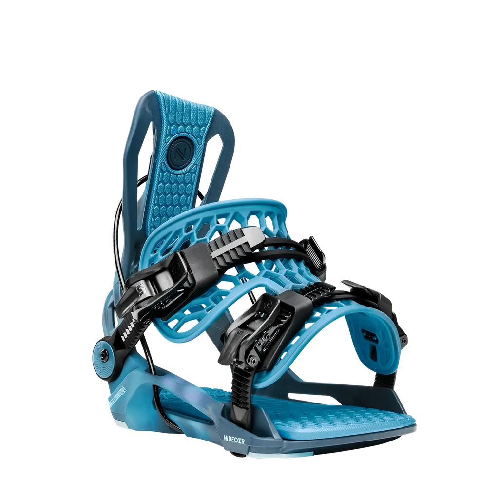 Nidecker Flow Fenix Snowboard Binding - Cyber Blue, detail view