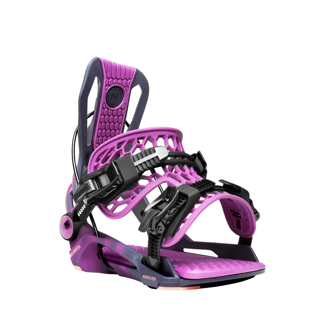 Nidecker Flow Fenix Snowboard Binding - Nightshade, detail view
