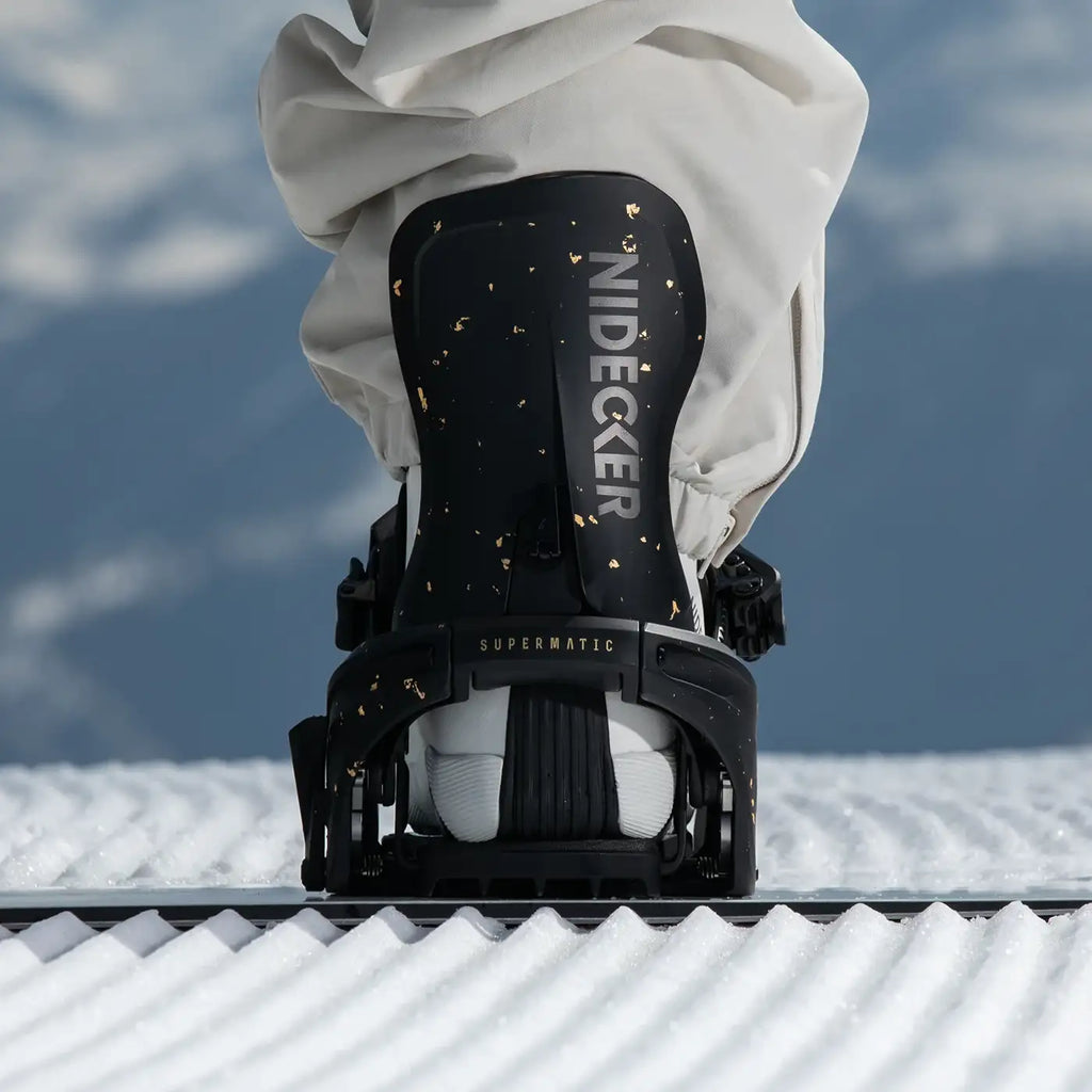 Nidecker LT Supermatic Snowboard Binding - Stardust, detail view