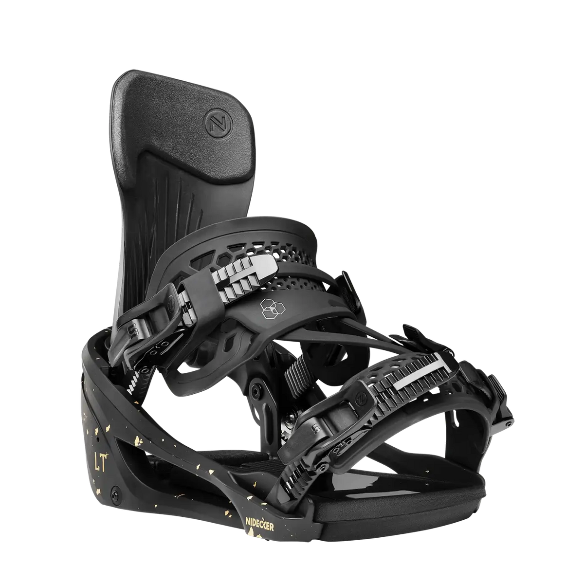 Nidecker LT Supermatic Snowboard Binding - Stardust, detail view