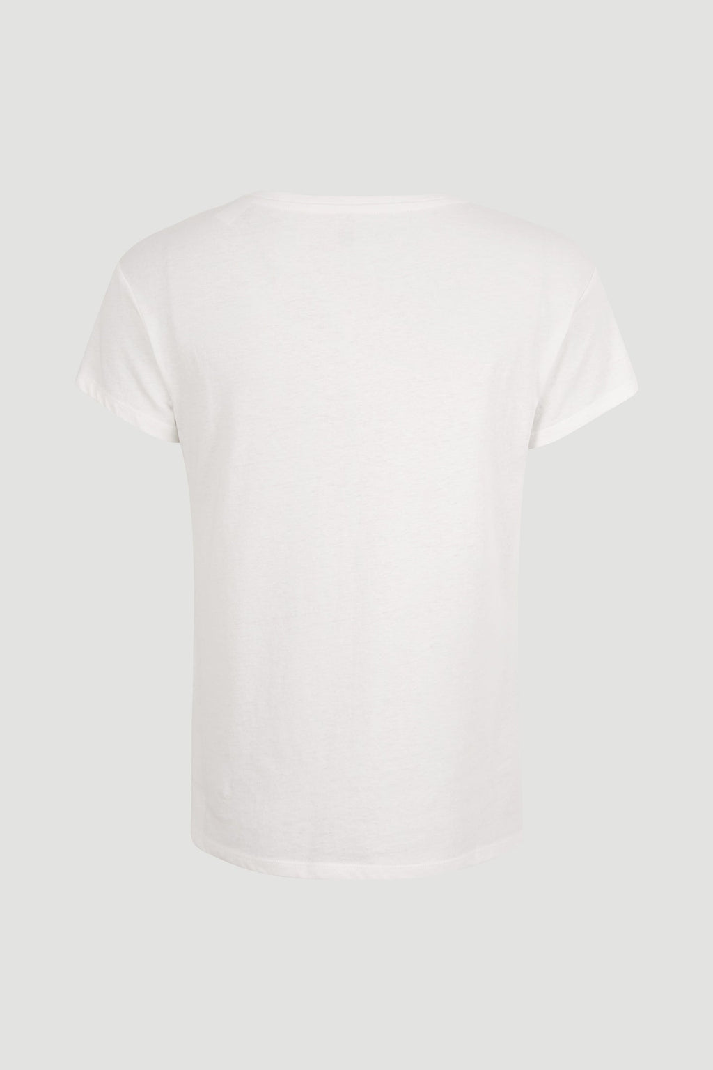 O'Neill Women's Essentials Short Sleeve Tee in White - flat back