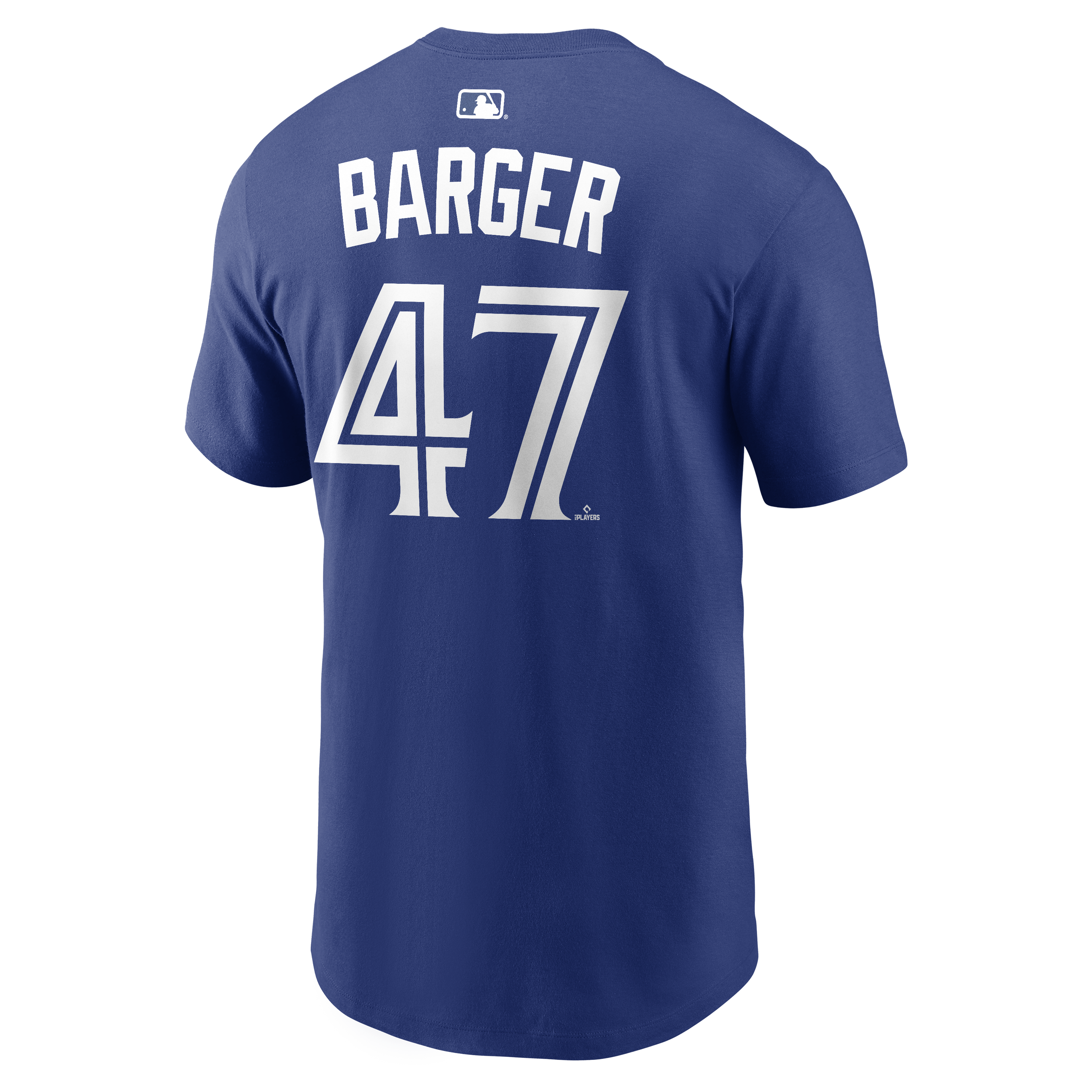 Nike Toronto Blue Jays Addison Barger Home Name & Number T-Shirt