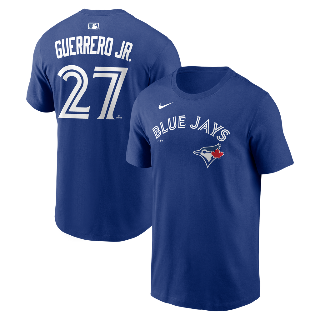 Nike Toronto Blue Jays Vladimir Guerrero Jr. Home Name & Number T-Shirt
