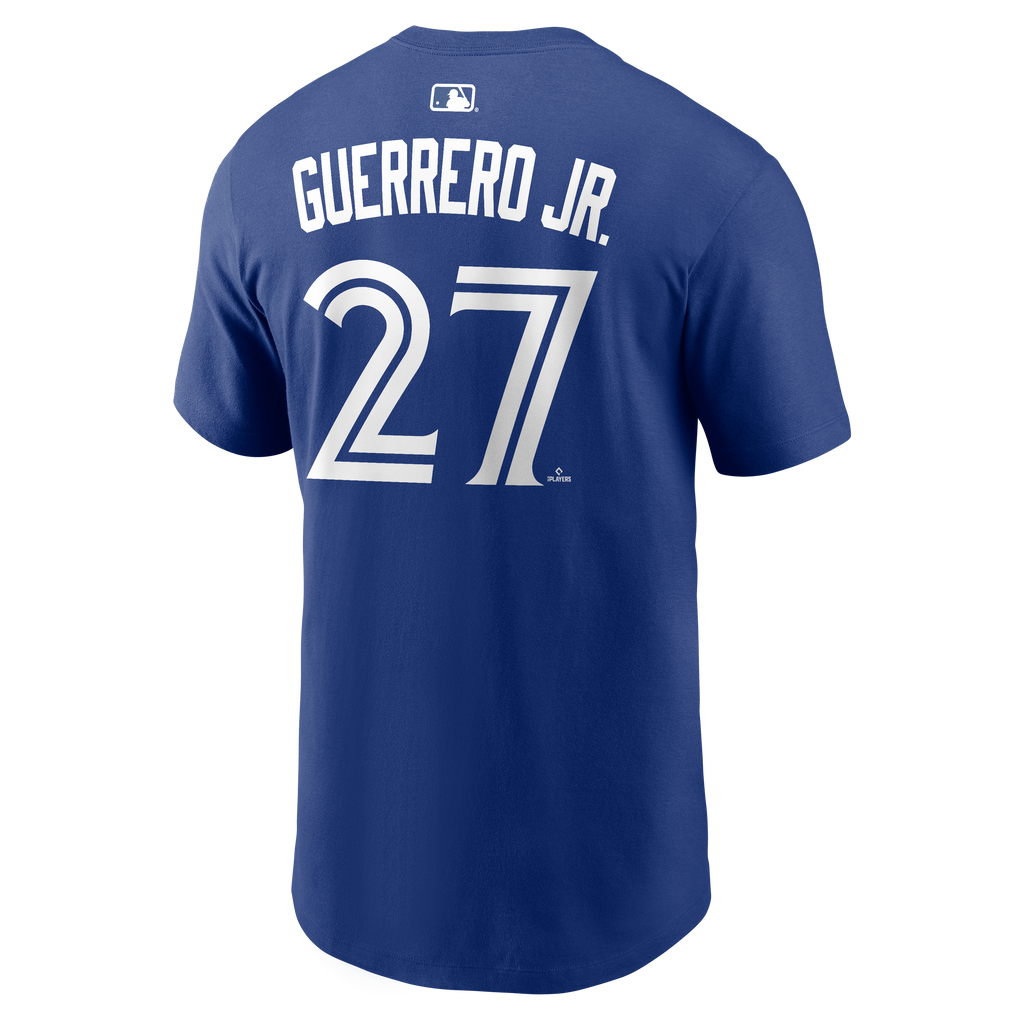 Nike Toronto Blue Jays Vladimir Guerrero Jr. Home Name & Number T-Shirt