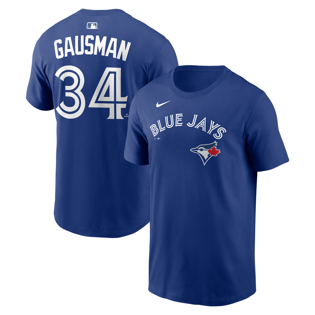 Nike Toronto Blue Jays Kevin Gausman Home Name & Number T-Shirt