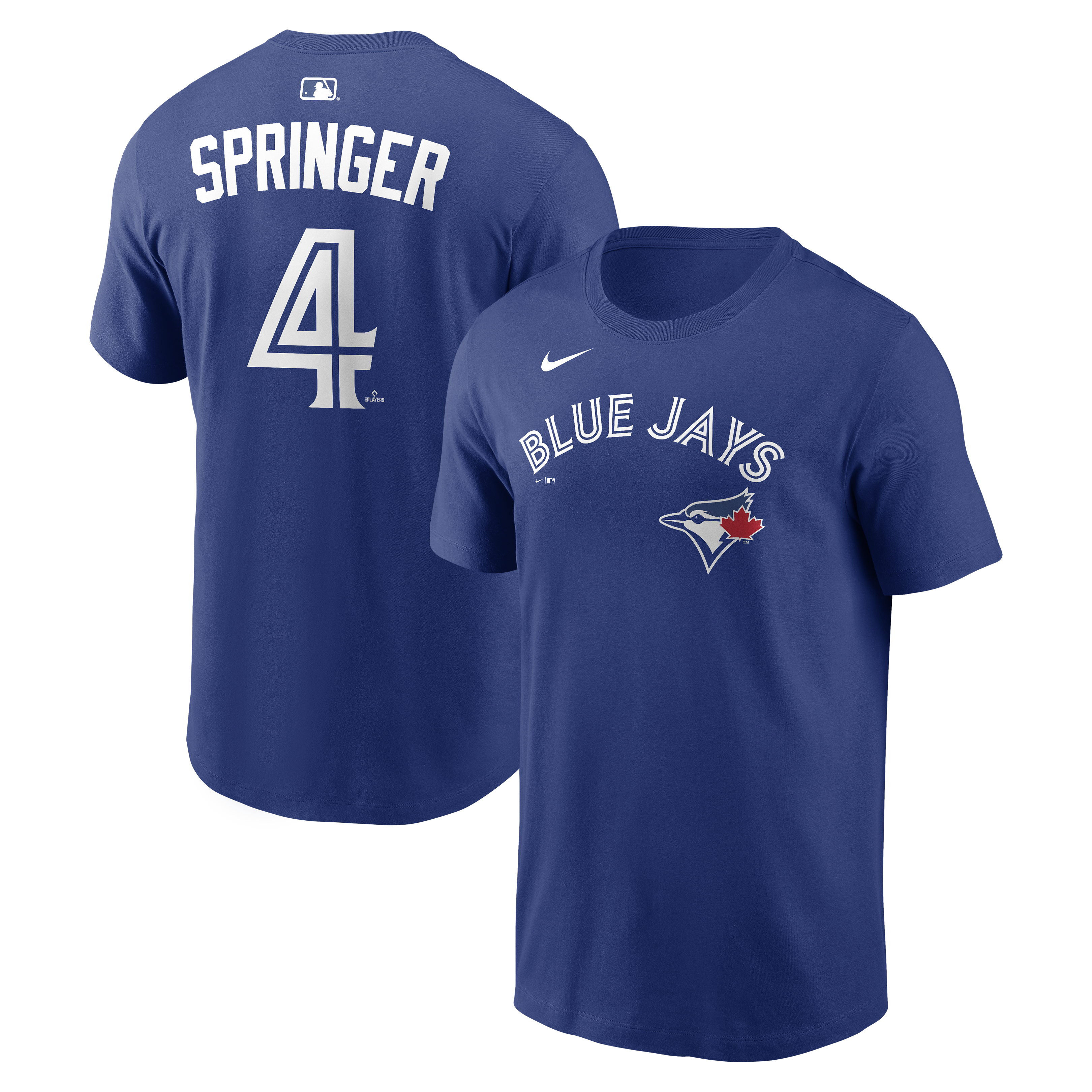 Nike Toronto Blue Jays George Springer Home Name & Number T-Shirt