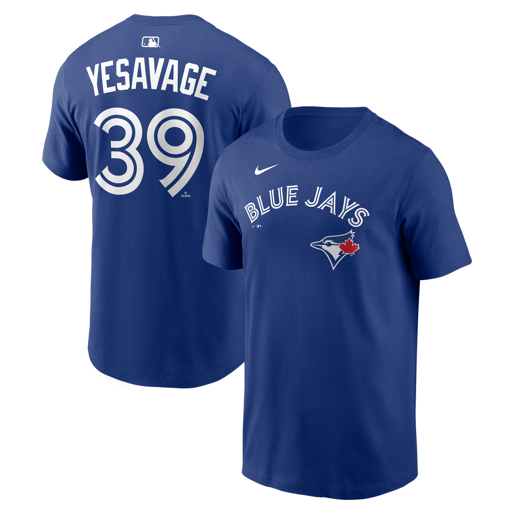 Nike Toronto Blue Jays Trey Yesavage Home Name & Number T-Shirt