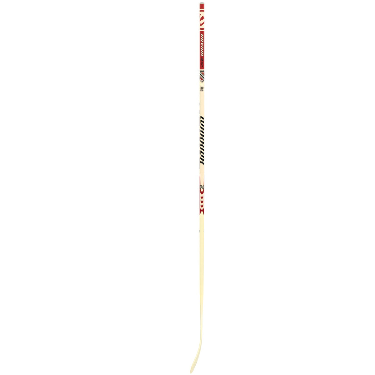 Warrior Junior Novium 3 SP Hockey Stick - White/Red, side profile