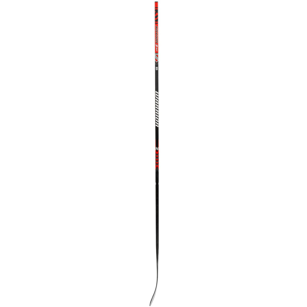Warrior Senior Novium 3 SP Hockey Stick - Black/Red, side profile
