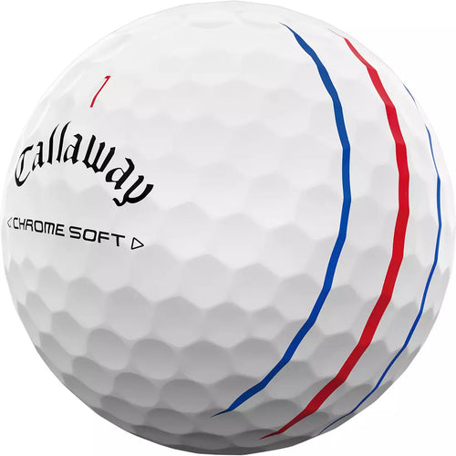 2024 Chrome Soft Triple Track Golf Balls - 1 Dozen