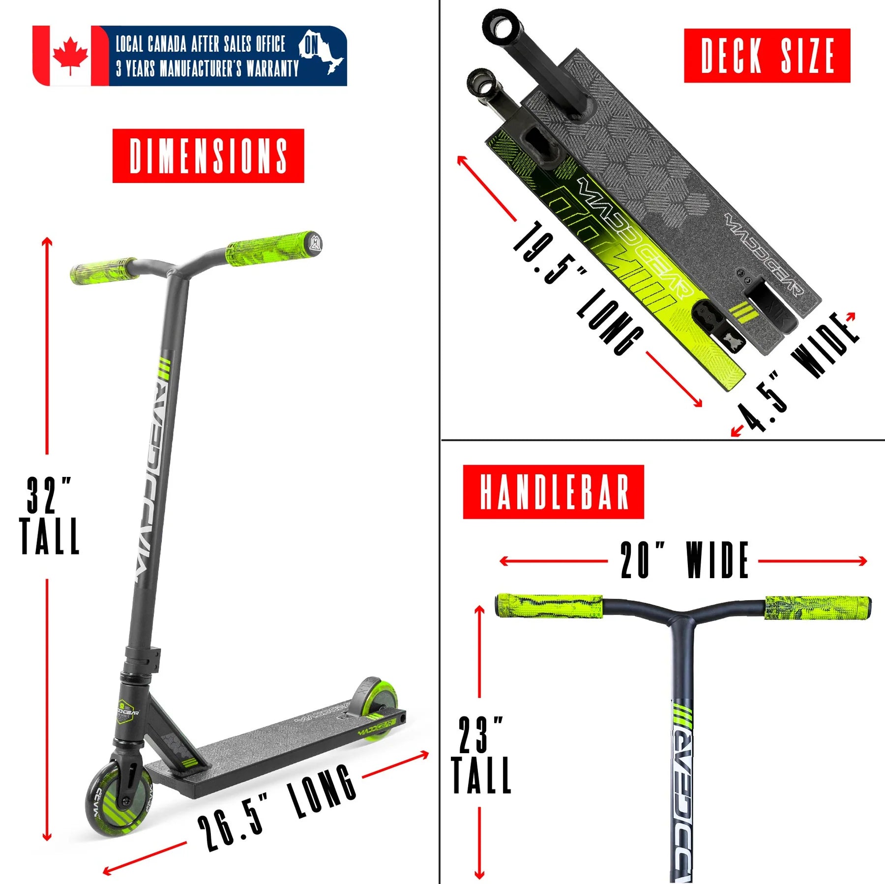 Madd Gear MG3 Zen Pro Stunt Scooter