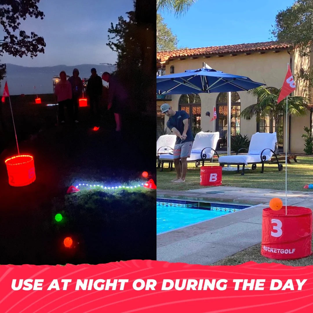 BucketGolf Glow Balls - 6 Pack