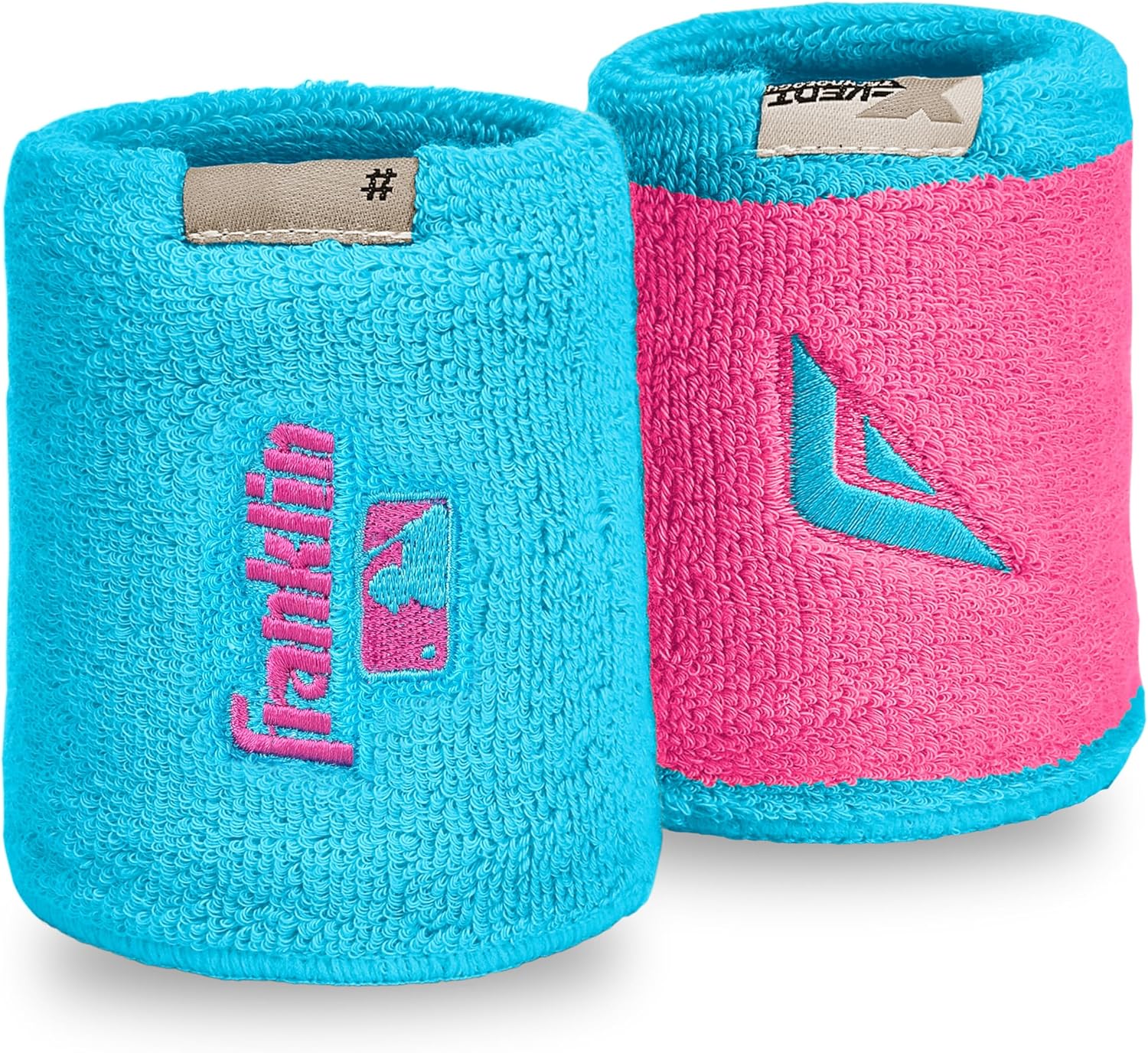 Franklin MLB X-VENT Reversible Wristbands - Pair