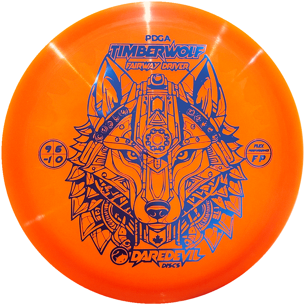 Daredevil Timberwolf Fairway Driver Disc - Orange