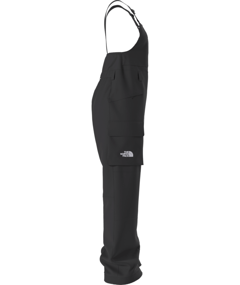 The North Face Women's Freedom Insulated Bib in TNF Black, side