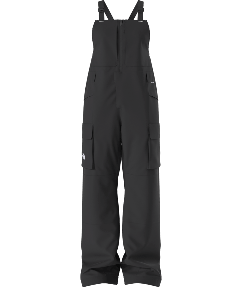 The North Face Women's Freedom Insulated Bib in TNF Black, front