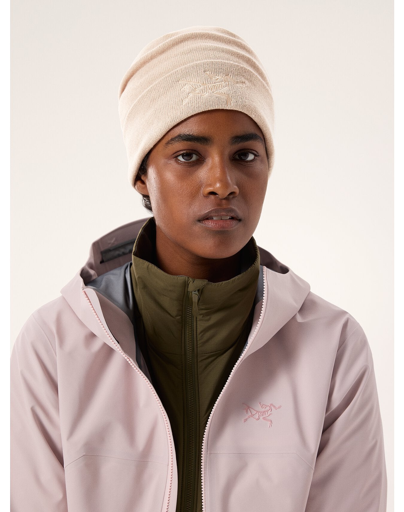 Women's Embroidered Bird Toque